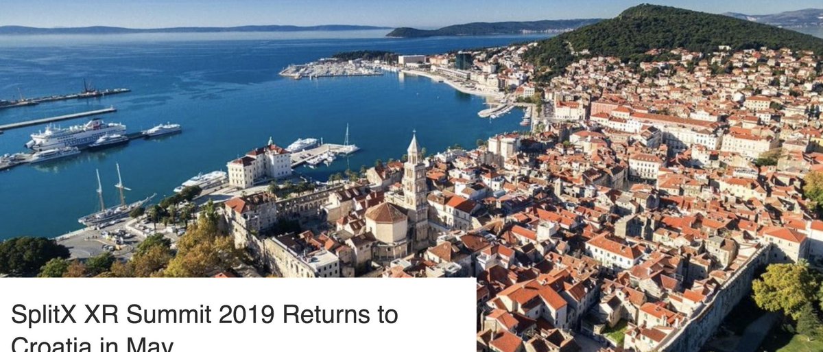 dburgar's tweet photo. Looking forward to #SplitX Summit this week in beautiful Croatia! I'll be attending with Vancouver company 
@StambolStudios @hdtaskiran
@AM23 @JaroslavBeck @ryanwangny @JesseDamiani
@VRFocus @SamHuber 
 
https://t.co/fC0wjuV6Os https://t.co/8UWNN1QCr2