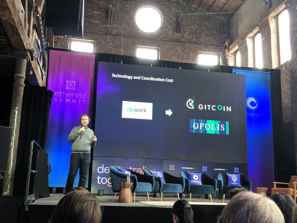opolis's tweet photo. Thanks for the shoutout at @EtherealSummit this weekend @samcassatt! We are thrilled to continue #buidling the future of employment. More information in our newsletter- sign up here! https://t.co/RZgA1OKwlC #Opolis #TheNewWayofWork https://t.co/cZi3zrTHBr