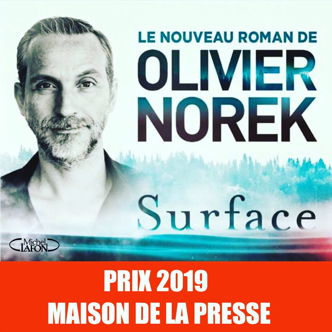 samueldelage's tweet photo. Un talent remarqué, par les libraires et les lecteurs. Lauréat du PRIX 2019 Maison de la Presse : « Surface » de Olivier Norek, Éditions Michel Lafon. @OlivierNorek @michellafon #livre #talent https://t.co/1dayJFKgrM