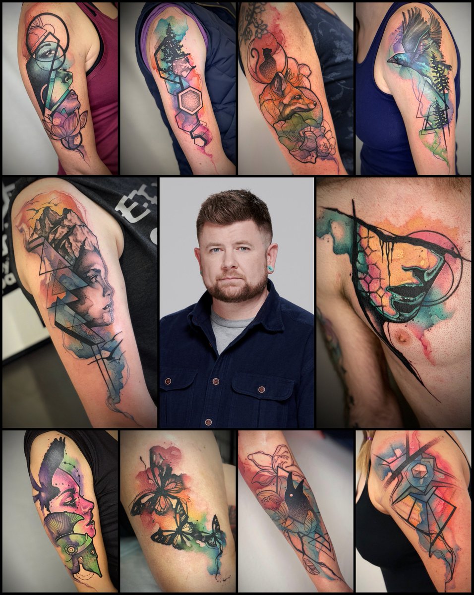 Watercolor Tattoo Artist Miami | TikTok, image size:956x1200