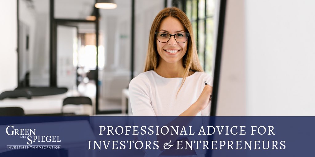 GreenSpiegelUS's tweet image. As an #Investor and/or #Entrepreneur, you may have a number of #ImmigrationOptions available, but the criteria for these visas are extremely specific and very carefully controlled. Therefore, getting professional advice is essential. #GreenSpiegelUS