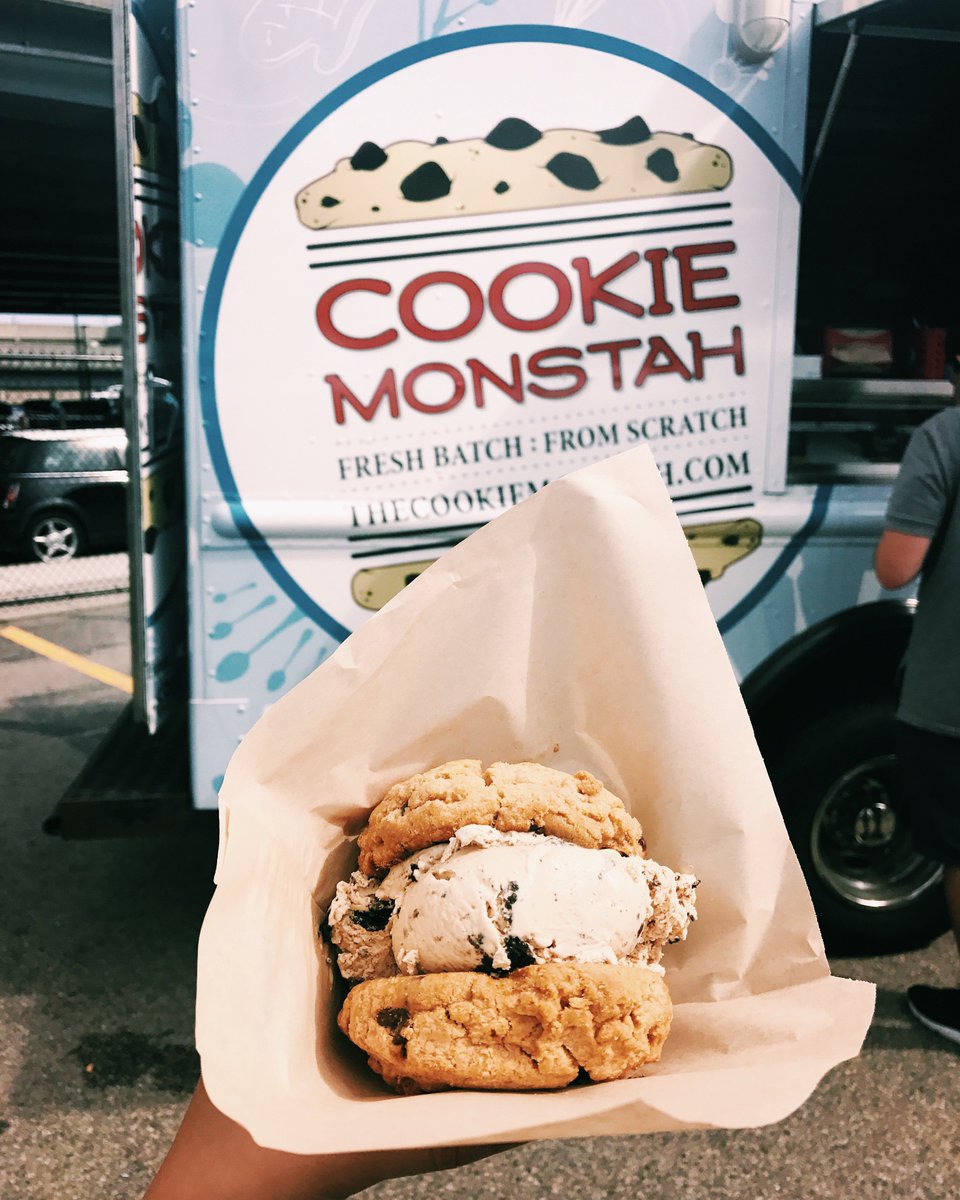 To kick off this seasons #SoWaMakerMonday we are featuring <a href="/MonstahTruck/">The Cookie Monstah</a> 🍪 All of this rain has us dreaming of warm + sunny market days with an ice cream sandwich in hand 😋 Comment your favorite ice cream flavor below and find them at the market every Sunday! 🍦