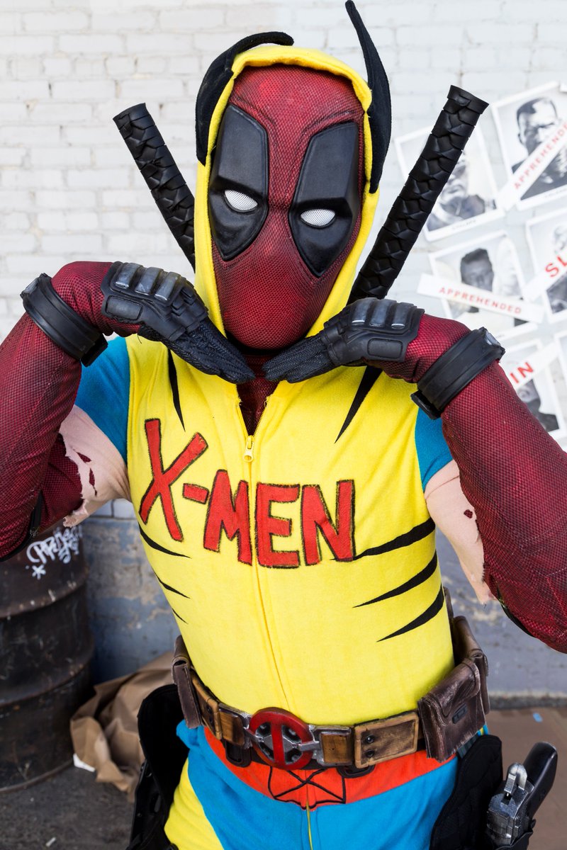 DeadpoolMusical's tweet photo. Happy #XmenDay! Celebrate today with this gallery of our own #XMen and by getting your #Beast spayed or neutered. 🍴💀🍴 See them HERE: https://t.co/UKqSH2KS89
#Deadpool #DeadpoolMusical #DeadpoolMusical2 #NotReallyAnXMan #XPerson #Wolverine #Rogue #Jubilee #Cyclops #WadeWilson https://t.co/bg3ItqVEPm