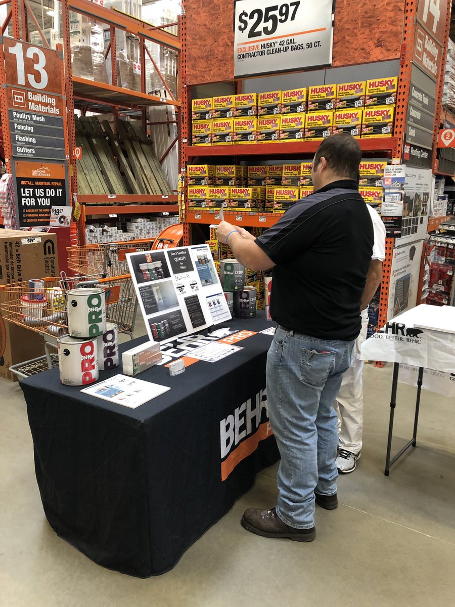 Our Behr rep Matt driving pro paint business #723rocks #buildingstrongrelationships #behrpro <a href="/joeycn2b/">Joey Neal</a> @ShannonErwin_HD