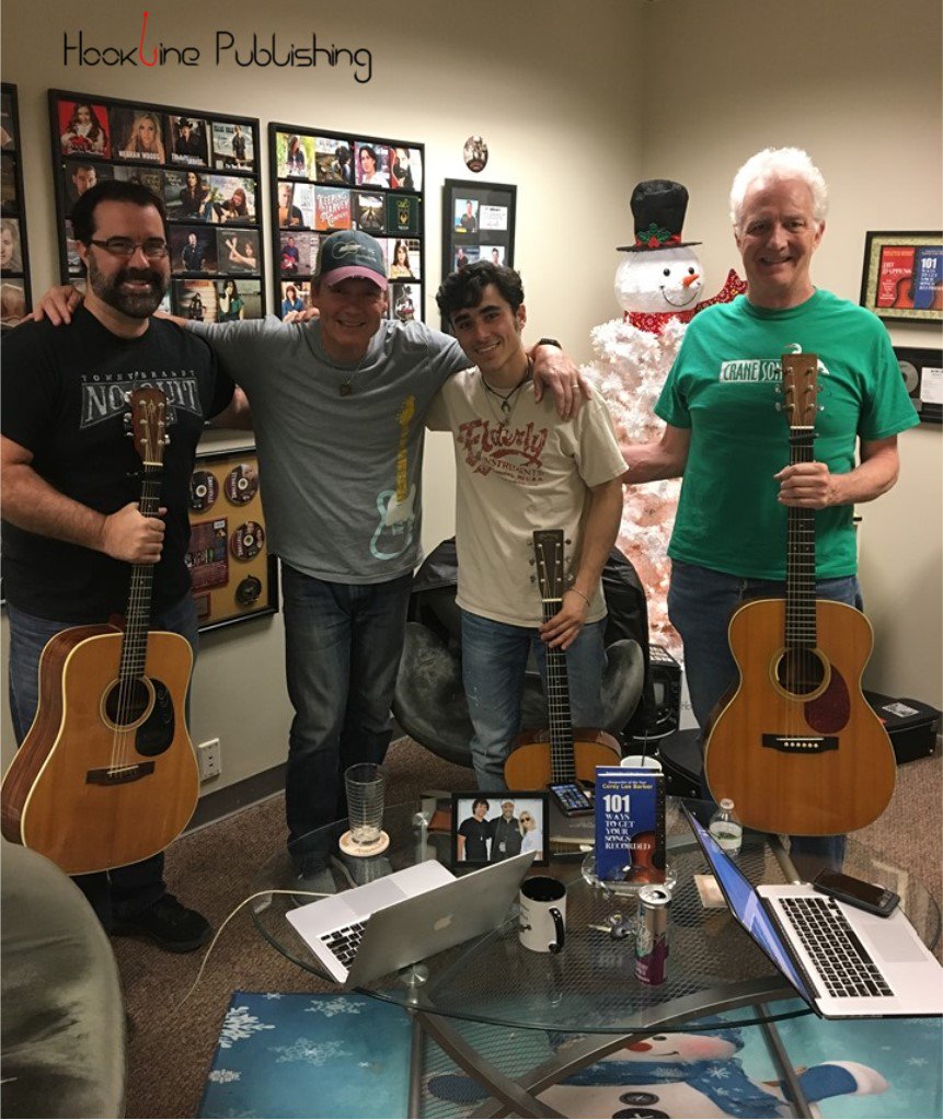 AscendMM's tweet photo. Great song today with @coreyleebarker, Mark E Barnowski, Ryan Demers (@The_guitar_guy_), and Steve O'Brien!
#AscendMusicAndMedia #AMM #HooklinePublishing #CoreyLeeBarker #MarkBarnowski #RyanDeMers #SteveOBrien https://t.co/Y2QpYQGhma
