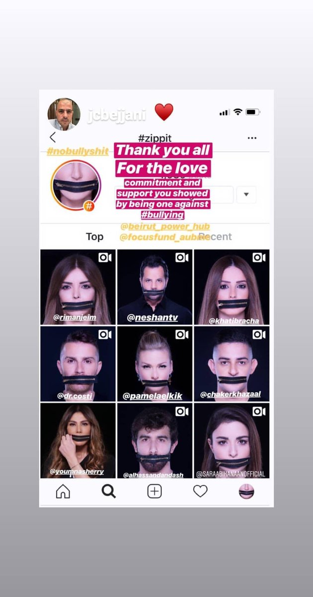YoumnaSherry's tweet photo. #zippit 🤐
#NoForBulling
@RimaNJEIM @Neshan @dr.costi @Pamela_ElKik @KhatibRasha @ChakerKhazaal @saraabikanaan https://t.co/xPzZtHNBX6