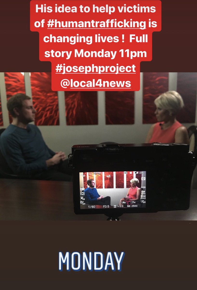 KarenDrewTV's tweet photo. Helping #HumanTrafficking victims... the #JosephProject @Local4News https://t.co/zOO7Patgb7