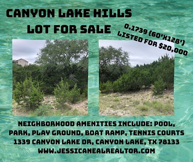 JUST LISTED - RESIDENTIAL LOT in Canyon Lake Hills
830-743-9006 bit.ly/2UVCwfO
#VistaRealty #JessicaNealRealtor #CanyonLakeLots #LotsinTexas4Sale #LandSales #YourLandLady #JessicaLovesLand #LandinTexas #LakeLand #lovelandTX #TexasRealtor #Canyo… bit.ly/2VlCSwL