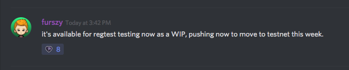 _PIVX's tweet photo. zPIV > PIV Update! v3.3.0 is "...available for regtest testing now as a WIP, pushing now to move to testnet this week." Thanks again for all your work @furszy and team! https://t.co/jBYyv0yAfd #ProofofStake #privacy https://t.co/Dbhg1pGk0u