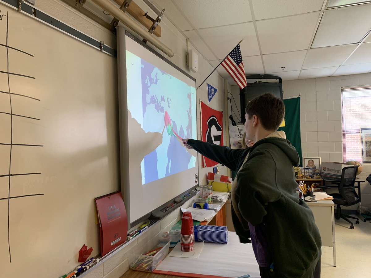 DrFishTeaches's tweet photo. Reviewing for SOLs and AP tests with my annual test Olympics! Ss engage in a ton of different kinesthetic games (some content-related, some just silly) to remind them to move and have fun during this stressful time of year #leapoflearning #getmoving #laughmorestressless https://t.co/e6K1zS98dR