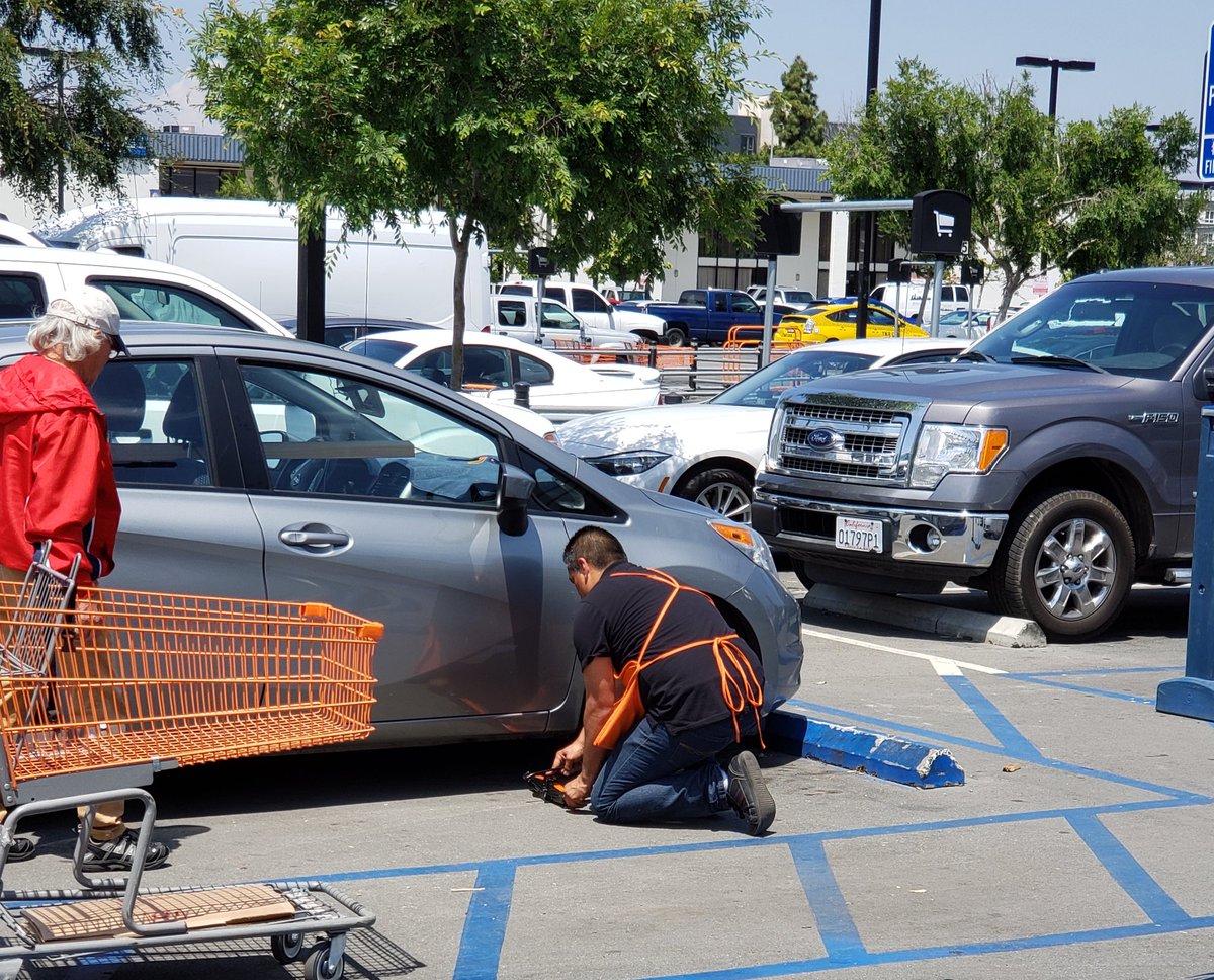 I'm completely mind blown right now. As I'm walking into work, I turn around, I see one of our associates changing a tire for one of our customers. THIS IS THE EPITOME OF CUSTOMER SERVICE! Marco thank you for living our Values. <a href="/DanNerat/">Dan Nerat</a> <a href="/briankorhummel/">brian korhummel</a> <a href="/JabarrBean/">Jabarr Bean</a> <a href="/Haydnchilcott/">Haydn Chilcott</a>