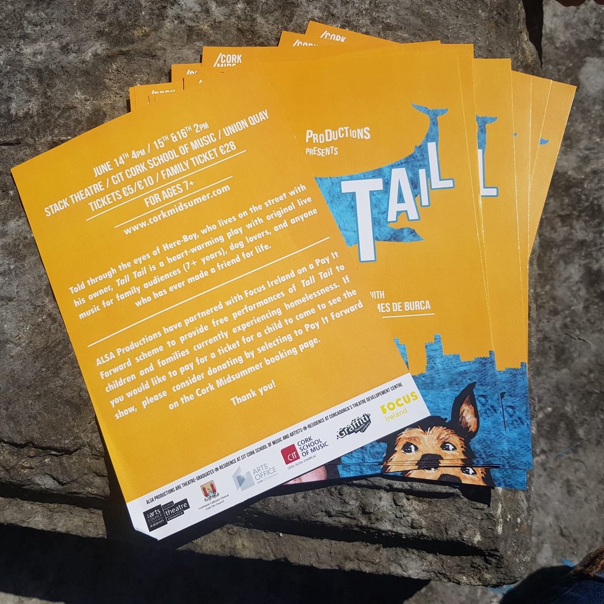 Our beautiful posters and flyers have arrived! Huge thanks to @Morlockhater for the design, <a href="/enrique_c/">Enrique</a> for the photo and @printability_ie for a lovely print job! Keep an eye out for Here-Boy’s cheeky face popping up around <a href="/corkcitycentre/">CorkCityCentre</a> <a href="/CorkMidsummer/">Cork Midsummer Festival</a> <a href="/pure_cork/">Pure Cork</a> #CorkLike