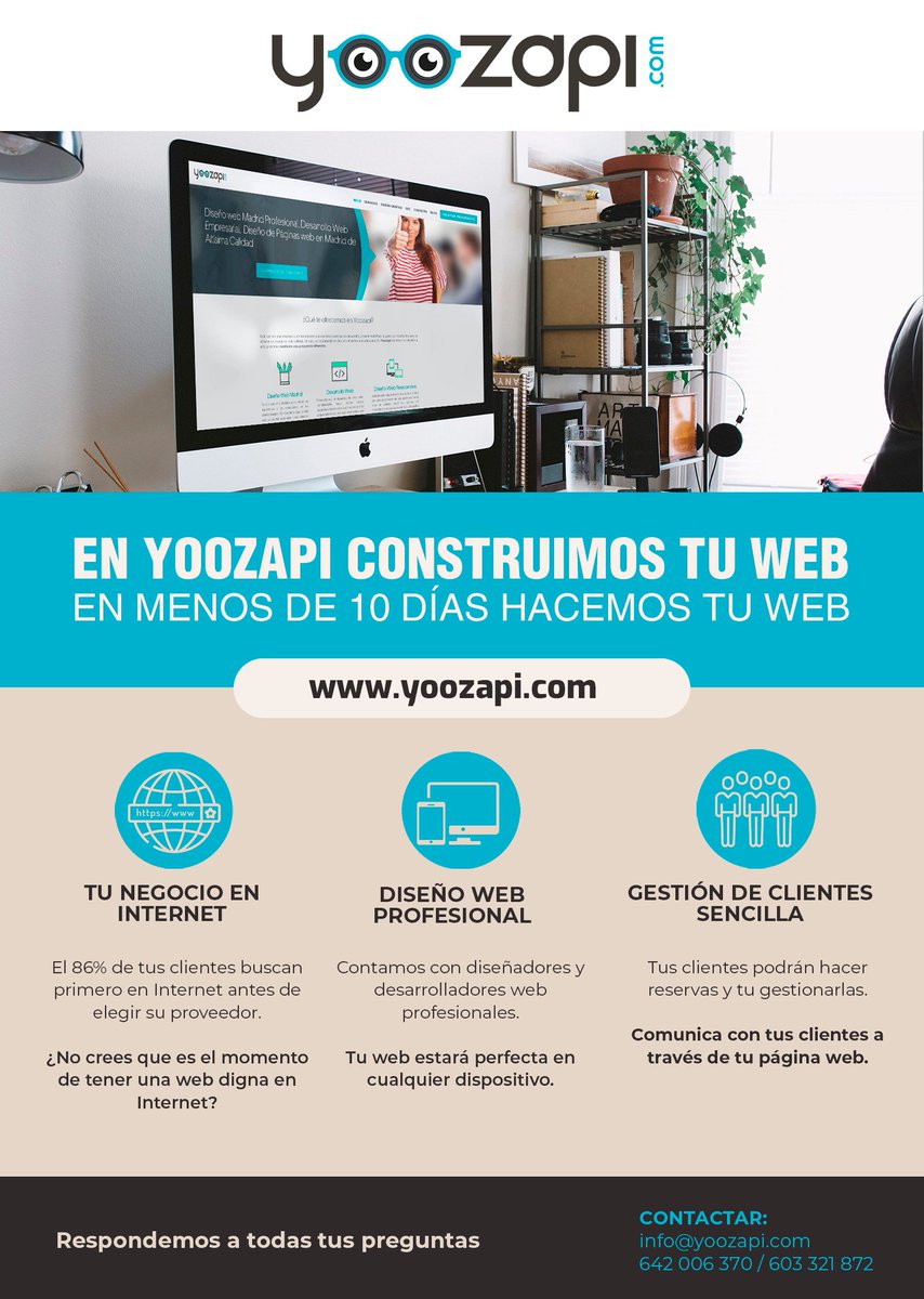 yoozapiweb's tweet image. yoozapi.com
#diseñowebmadrid #diseñoweb #madrid #SEO #Marketing #freelancer