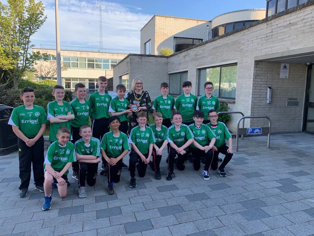 No stormont but St Patrick’s u14 hurlers view Limavady council chamber. Big thank you @BrendaMayorCCG <a href="/DrumsurnGac/">Drumsurn GAC</a>