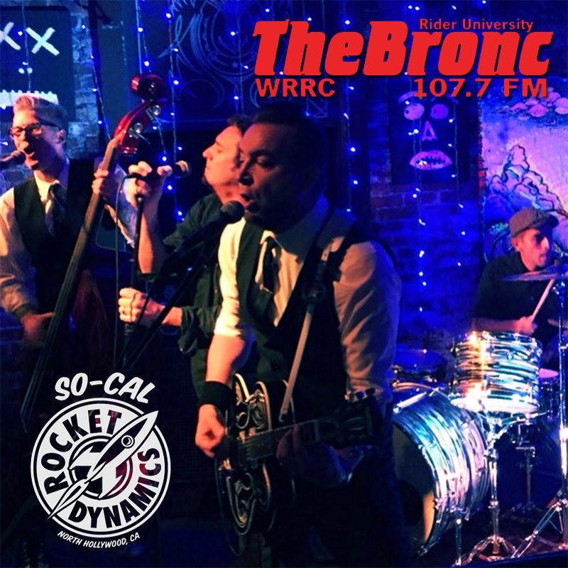 SCRDynamics's tweet photo. SCRD in NJ! Huge Thanks to @1077TheBroncFM radio for playing tracks off our latest album ANTISOCIALITE, Out Now! #1 #NewJersey #indieradio #rideruniversity #rocknroll #rockabilly #socalrocketdynamics https://t.co/WR7YAtWgbZ