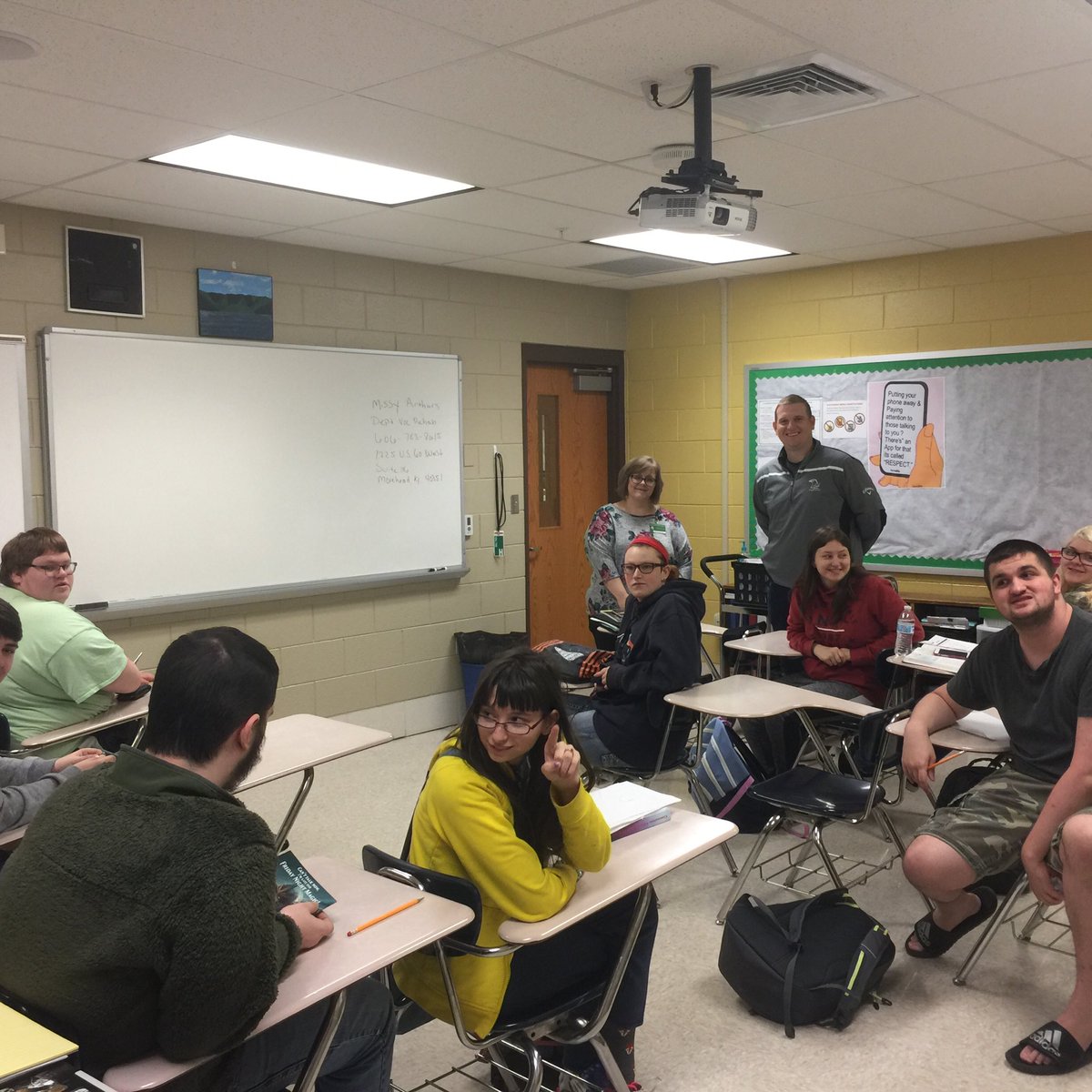 Voc Rehab at the HS today.