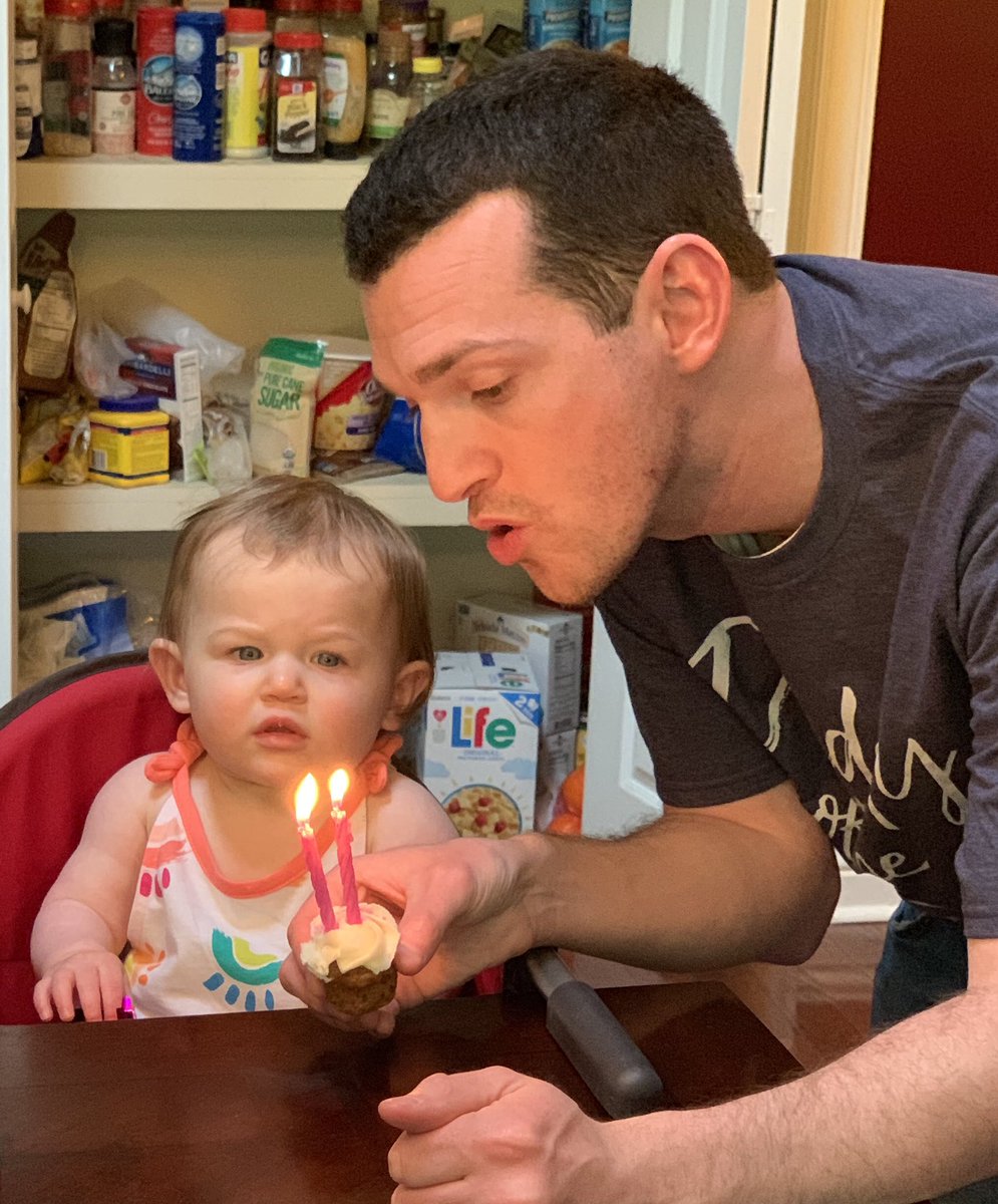KevKennedyRadio's tweet photo. Happy FIRST birthday to my little girl. Can’t believe it’s already been a year!  Best year of my life. Oh my, I have a TODDLER now!! https://t.co/hrTzf8DkTp