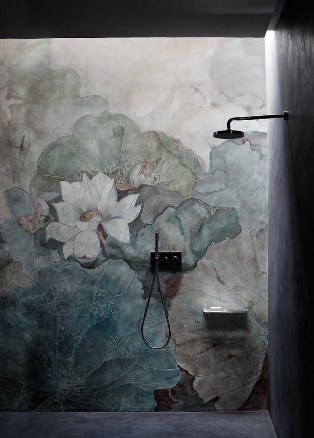 femmeduart's tweet photo. Shower interior inspiration https://t.co/DVeq9a11WR