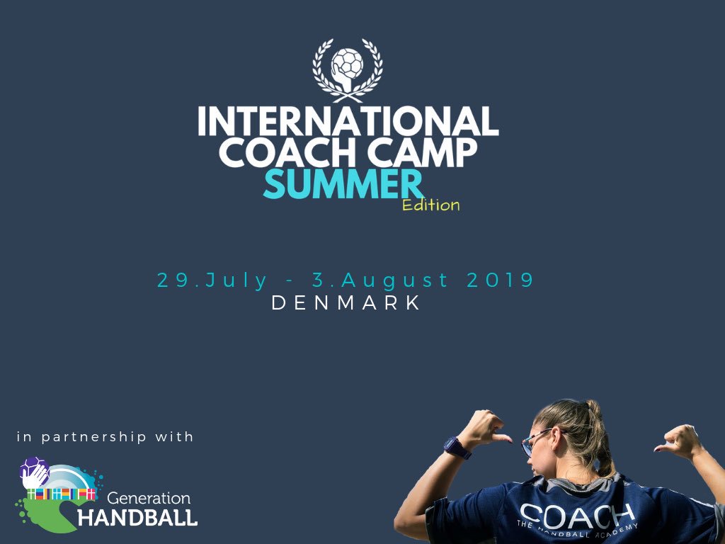 HandballAcademy's tweet image. We’re LIVE! 

The International Coaching Camp 2019, Summer edition! 

📅 - 29 July - 3 August 2019
🌎 - Viborg, Denmark 🇩🇰 
1️⃣5️⃣ - Places available 

☎️ Contact us now to sign up or for more details!

The Handball Academy