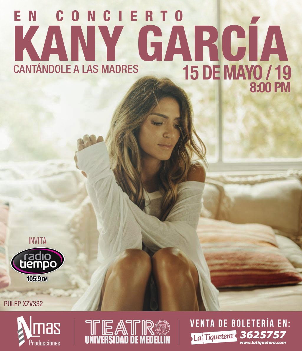 teatroudem's tweet photo. #Concierto @kanygarcia  - cantautora, guitarrista y productora puertorriqueña, mejor conocida por su música Romántica y por escribir sus propias canciones. 
15 de mayo, 08:00 p.m., @teatroudem
#Boletería Taquillas del Teatro - @LaTiquetera https://t.co/pnoGUfJhms