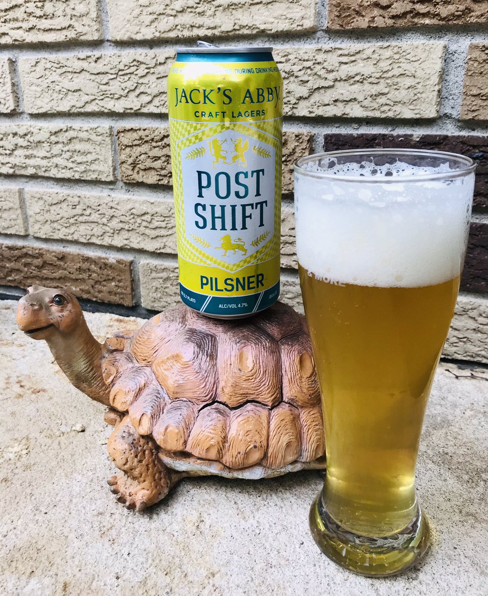 JMagsNJ's tweet photo. A perfect pilsner. @JacksAbby #postshiftpilsner Clean crisp refreshing. Impossible not to like. Kinda light but will be perfect for warmer weather. #drinklager #jacksabby #algattullo Independently owned and operated. https://t.co/2nwtrKsVkL