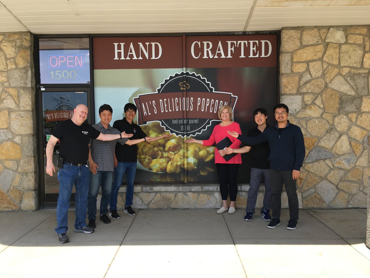 AlsPopcorn's tweet image. We had KAIST Students into the shop from Ohio State University Fisher College of Business.  Great experience!