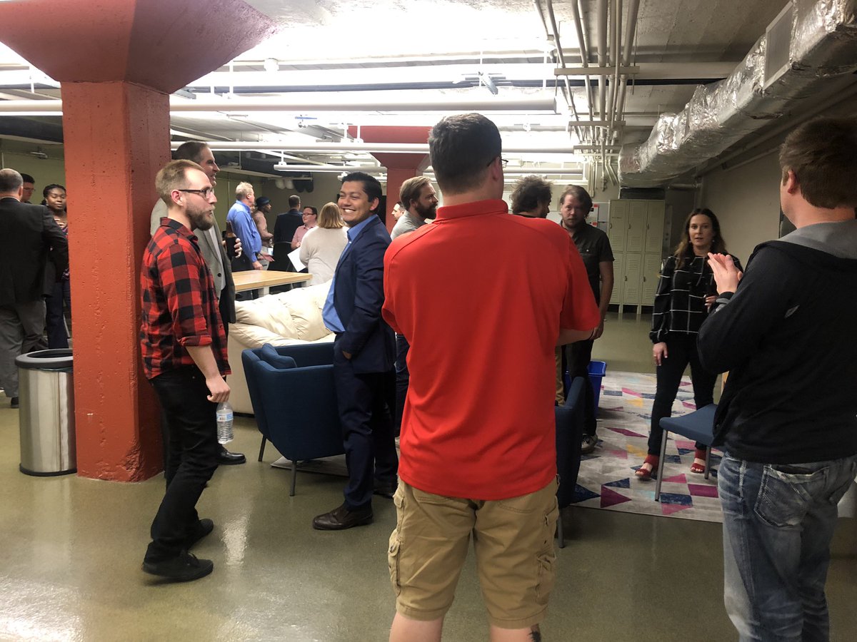 efactorySGF's tweet photo. Wrapping up day one of the #efactoryaccelerator with an open house for efactory clients, partners & portfolio companies. https://t.co/N9pq0cy29m