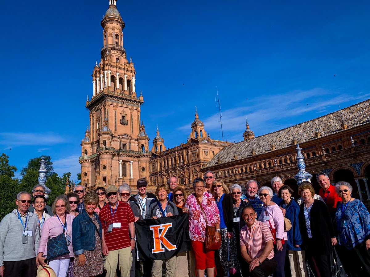 KPrez18's tweet photo. Just wrapped up our @kcollege alumni and friends trip to Spain. Global education and lifelong learning intercepted beautifully during this experience. Centuries of history, art, religion, and economics were part of our daily conversations. #MoreInALifetime #RememberTheFourCs https://t.co/cVH0I6XErr