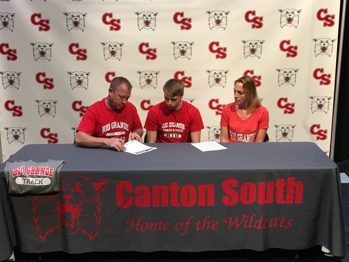 aharms42's tweet image. Congratulations Holden Fritz on continuing your academic and track careers at the University of Rio Grande. @Holden_Fritz52