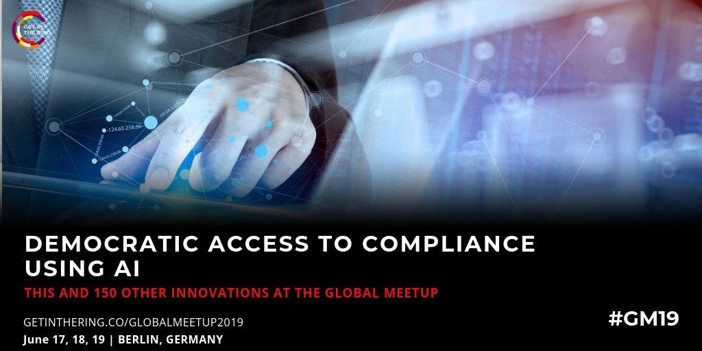 GITRGlobal's tweet image. #ArtificialIntelligence to make regulatory compliance simple and democratic. This is #LegalBot. #GlobalMeetup2019 #GM19, bit.ly/2vzmxdc
