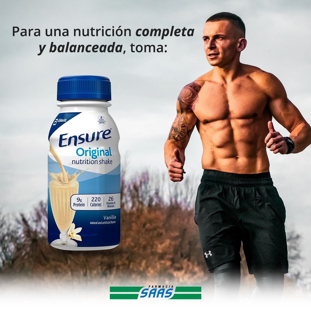👉🏻¿Sabías que después de los 40 años, tu cuerpo pierde hasta 40% de masa muscular?  Incorpora ENSURE ADVANCED como suplemento vitamínico pues te brinda todos los nutrientes necesarios para tu organismo: carbohidratos, proteínas, lípidos y vitaminas. #SaasTierraNegra #Maracaibo