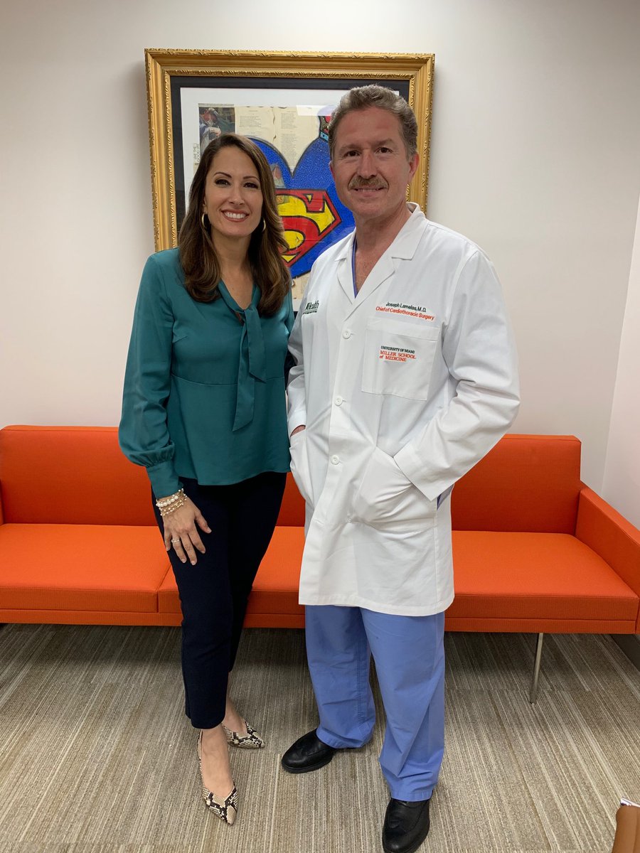 PamGiganti's tweet image. A great day working on another UHealth segment w/ Dr. Joseph Lamelas, Chief of Cardiac Surgery. The focus: quick recovery w/ his minimally invasive approach to  mitral valve repair. ⁦@univmiami⁩  ⁦@JosephLamelas⁩