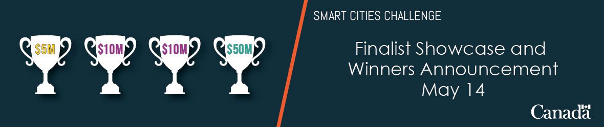AmiiThinks's tweet image. The four winners of the Canadian #SmartCitiesChallenge will be announced this Tuesday at 2pm! This year, #yeg is one of 20 finalists. We're so proud of the @CityofEdmonton's future-focused vision and capacity for #innovation. Watch the livestream here: hubs.ly/H0hSj_T0