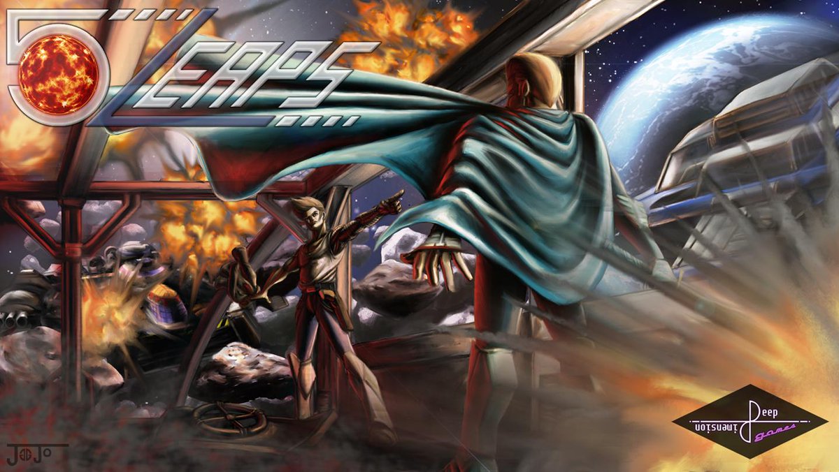 DimensionDeep's tweet photo. Nueva portada de 5Leaps (Space Tower Defense)
https://t.co/y8BHOVwNqk … #RETROGAMING #retrogames #Space #art #StarWarsDay #Rebel #Freedom #illustration #turret_defence #tower_defense https://t.co/qVuBNlgvUc