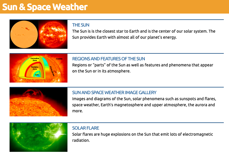 UCARSciEd's tweet photo. DYK: We're not all about Earth's #climate and #atmosphere.
Learn about the Sun and #spaceweather with #UCARSciEd.
https://t.co/T14eBfmbNe #ForTeachers #NGSS #ClassroomReady https://t.co/oMZlZDEcrW