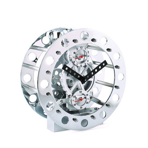 MyCustomParts's tweet photo. #pretty #needsabattery #gearclock #geartrain #billet #bullet #artengineering #standoffs #polish https://t.co/11mdD6Ugsg