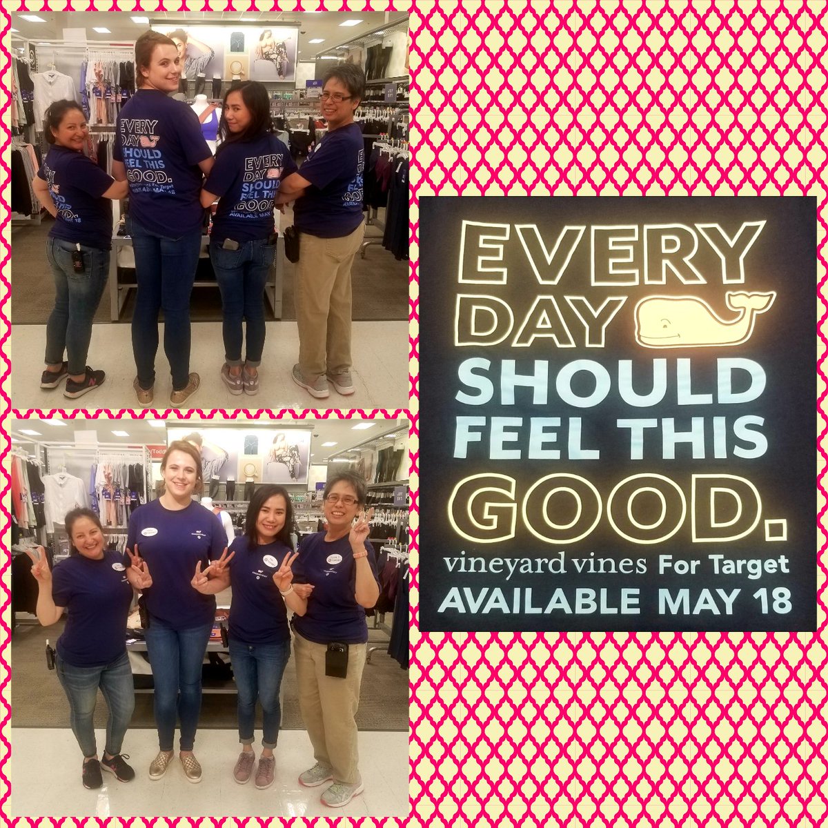 Is almost here!!!! #vineyardvines
and #t1341 si ready for it!! #targetstyle #brands <a href="/CSFrenchie/">Cathia S Levite</a>
@matt_1341 <a href="/BigTyme9/">Thomas Wiley II</a> <a href="/LynnnnnJamie/">JamieLynnnnn</a> @NataliefromTGT