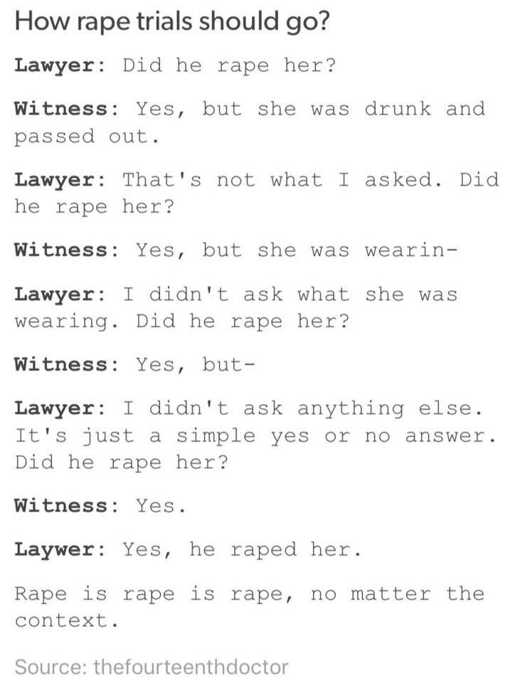 adaalvarezconde's tweet photo. How #rape #trials should go #metoo #youraped #rapist #women #law #justice https://t.co/0Vme7XKisw