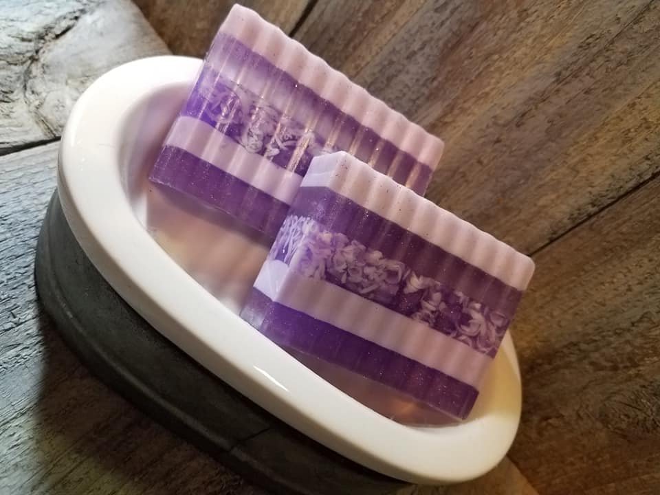 Excited to share the latest addition to my #etsy shop: Purple Passion Soap etsy.me/30kl7kT #bathandbeauty #soap #purple #passion #purplepassionsoap #goatsmilk #aloe #clearbases #lavenderfragrance