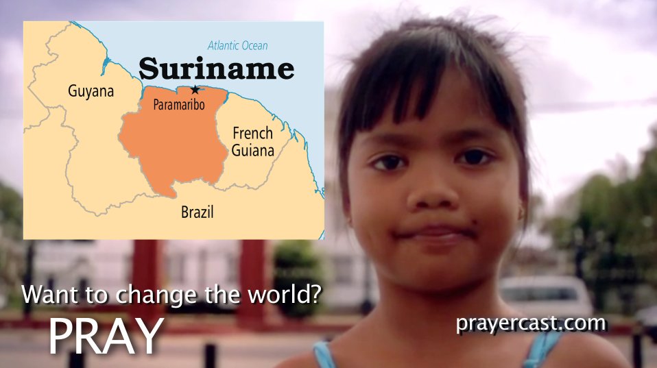 ChristnaCookLee's tweet photo. Pray for Suriname with this short video: https://t.co/SuKTnlnqEZ https://t.co/7BoJT4UnBi #PrayForEverybody https://t.co/81YAdYIZXK