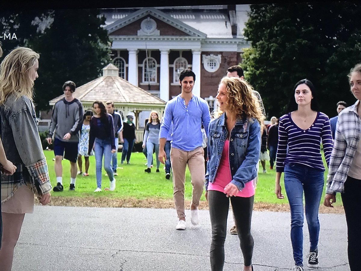 When the teens in  @thesociety make their own prom- you’d hardly notice it was inside a town hall! The building used here is the “old” Lancaster Town Hall. It is still used for voting purposes Left 1: series shot of exterior of building (background)Left 2: promRight: today