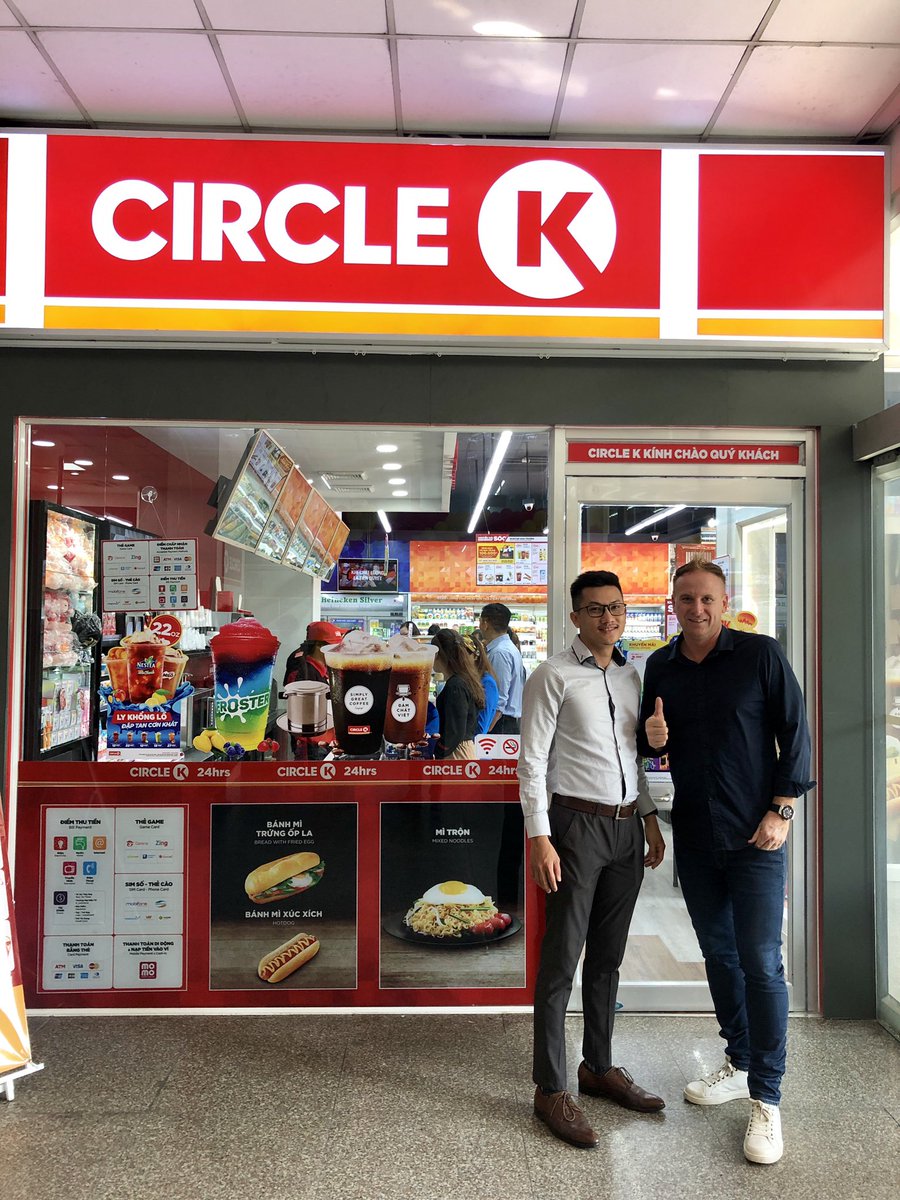 Great to partner Circle K in Vietnam. Now accepting Jets. Social commerce at its best #jet8app