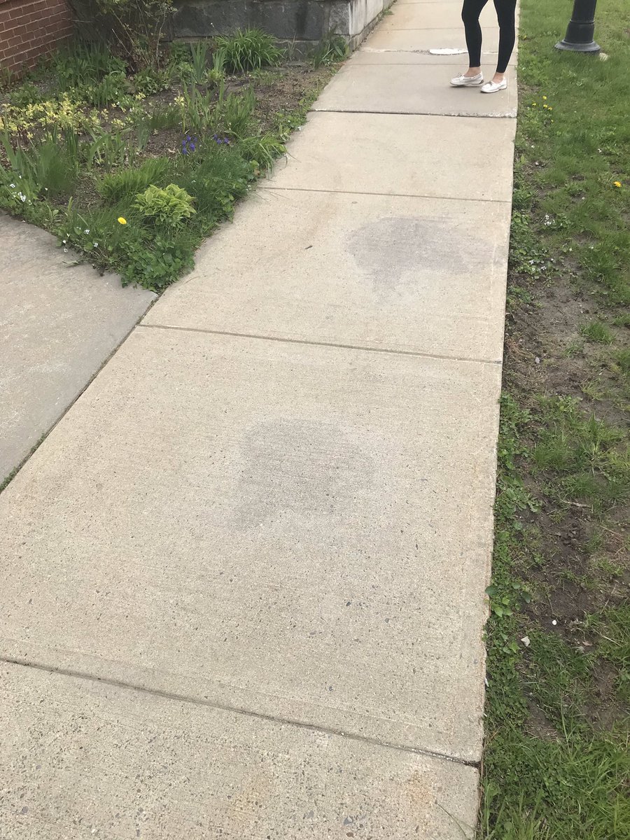 **SPOILER**When an important character meets her demise outside the prom, they lie on the sidewalk and bleed to death. While most of the show has left no trace in Lancaster- this scene remains present.Left: SeriesRight: today