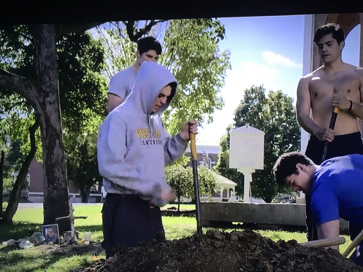 **SPOILER**After that character meets their demise- the burial takes place. In the show- the site isn’t clear. In reality- it’s directly next to the First Church. Left 3: seriesRight: today