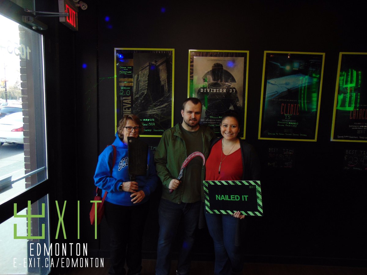 exit_edmonton's tweet image. EXIT Edmonton Escape on Whyte Presents this week's team photos! Thank you all for coming down and escaping with us this past week.
Click the link for the full gallery!
facebook.com/pg/ExitEdmonto…
#yeg #exitedmonton #exploreedmonton #whyteave #oldstrathcona