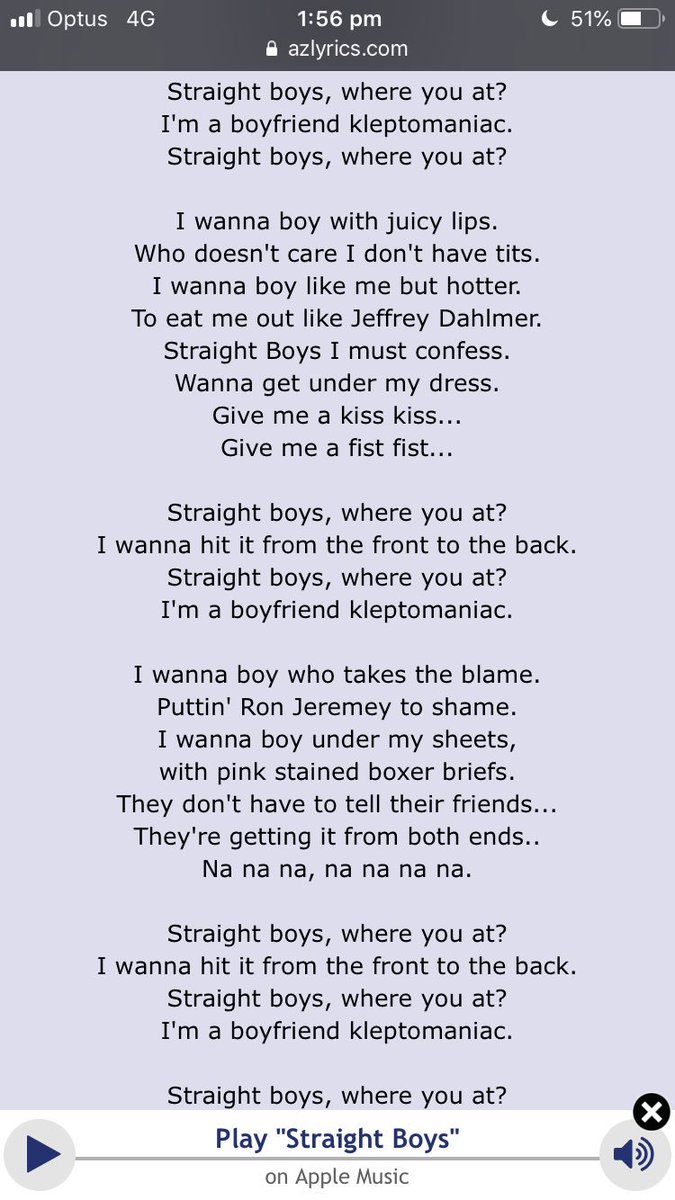  @JeffreeStar acts so high and mighty for someone who released a song titled “straight boys” with these lyrics..
