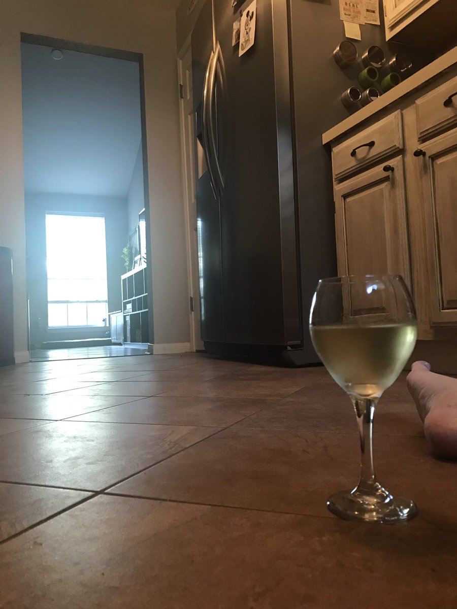 #realmoment #reallife sometimes you end up on the kitchen floor clutching a glass of wine and using a dish towel to soak up the tears