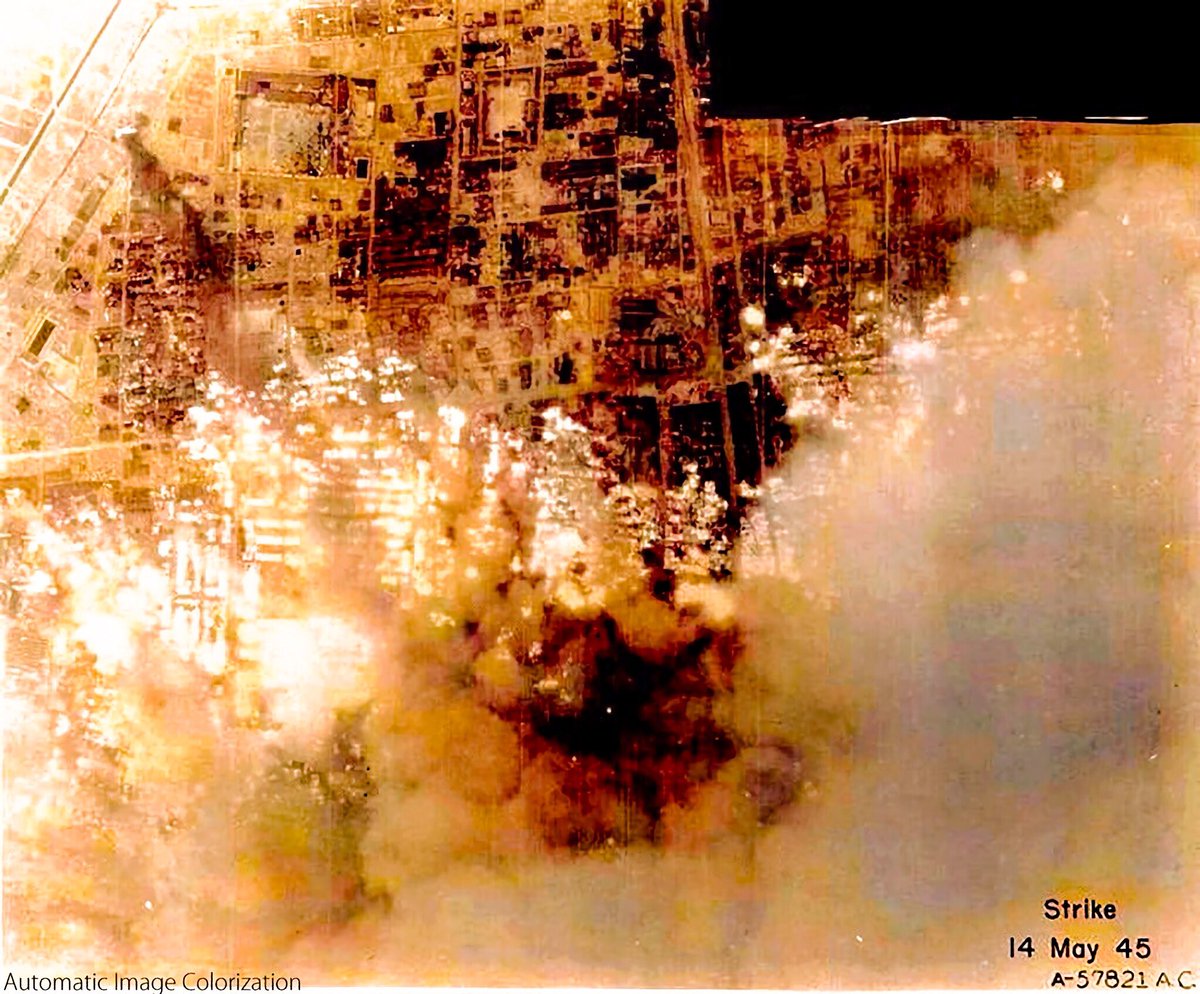 74年前の今日。1945年5月14日、名古屋大空襲。440機のB-29による空襲で
