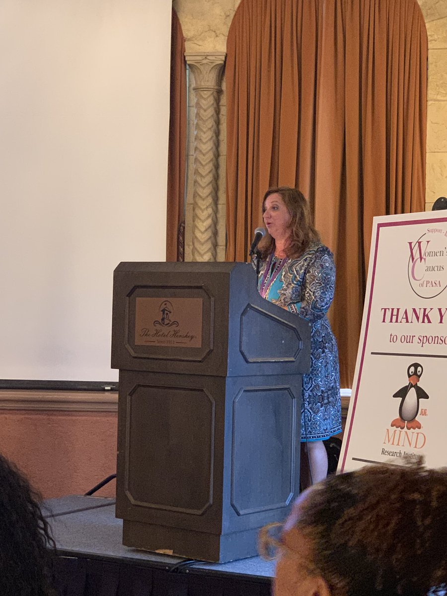 At the PASA Women’s Caucus opening keynote #wcpasa <a href="/PasaSupts/">PASA</a> <a href="/lfuinihetten/">Lynn A Fuini-Hetten</a>