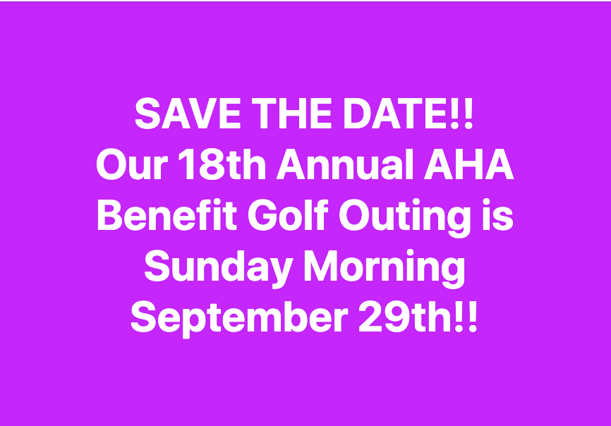 Save the date for AHA's golf outing!
